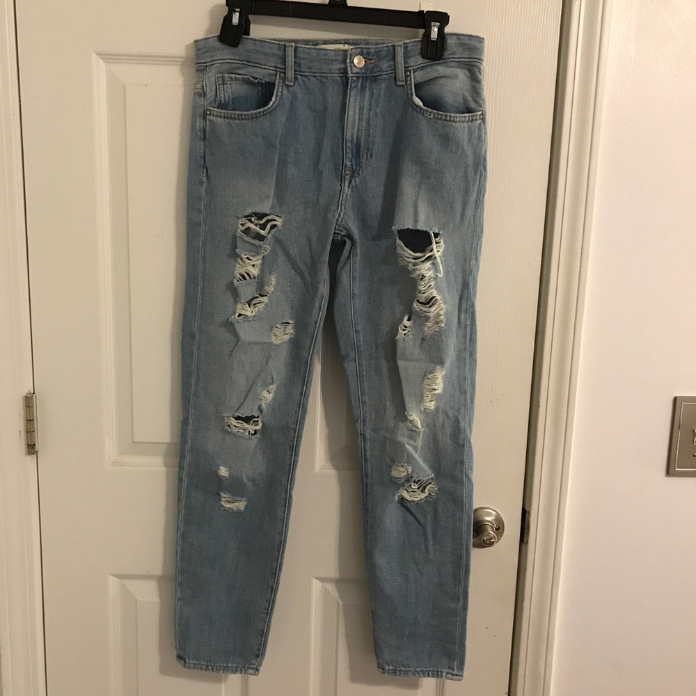 F21 boyfriend jeans